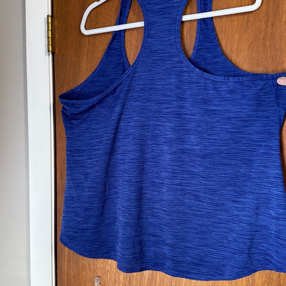 Athleta Women's Vibrant Blue Tank Top - Picture 3 of 3